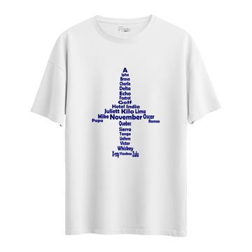 Aviation Alphabet II - Oversize T-Shirt