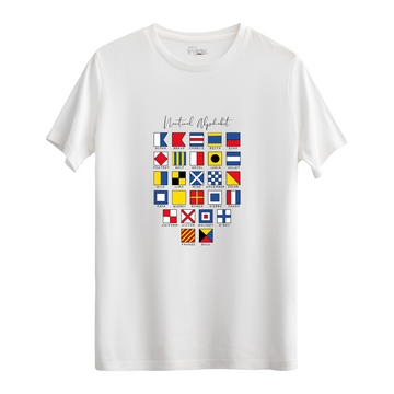 Nautical Alphabet - Regular T-Shirt