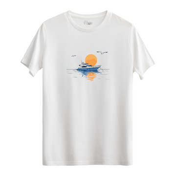 Yacht Sunset - Regular T-Shirt