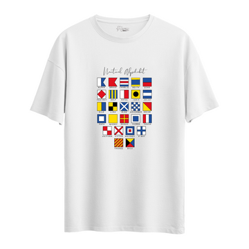 Nautical Alphabet - Oversize T-Shirt