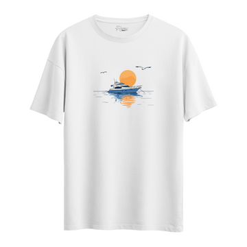 Yacht Sunset - Oversize T-Shirt