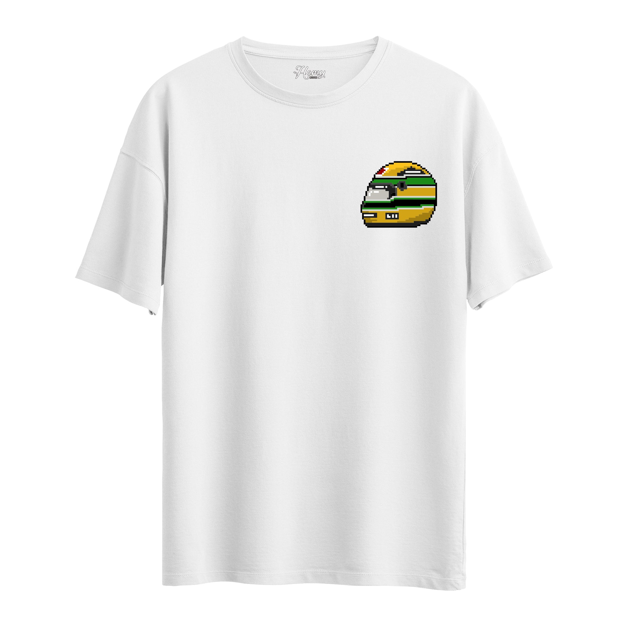 Senna Pixel Helmet - Oversize T-Shirt