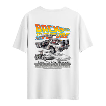 Delorean Time Machine - Oversize T-Shirt