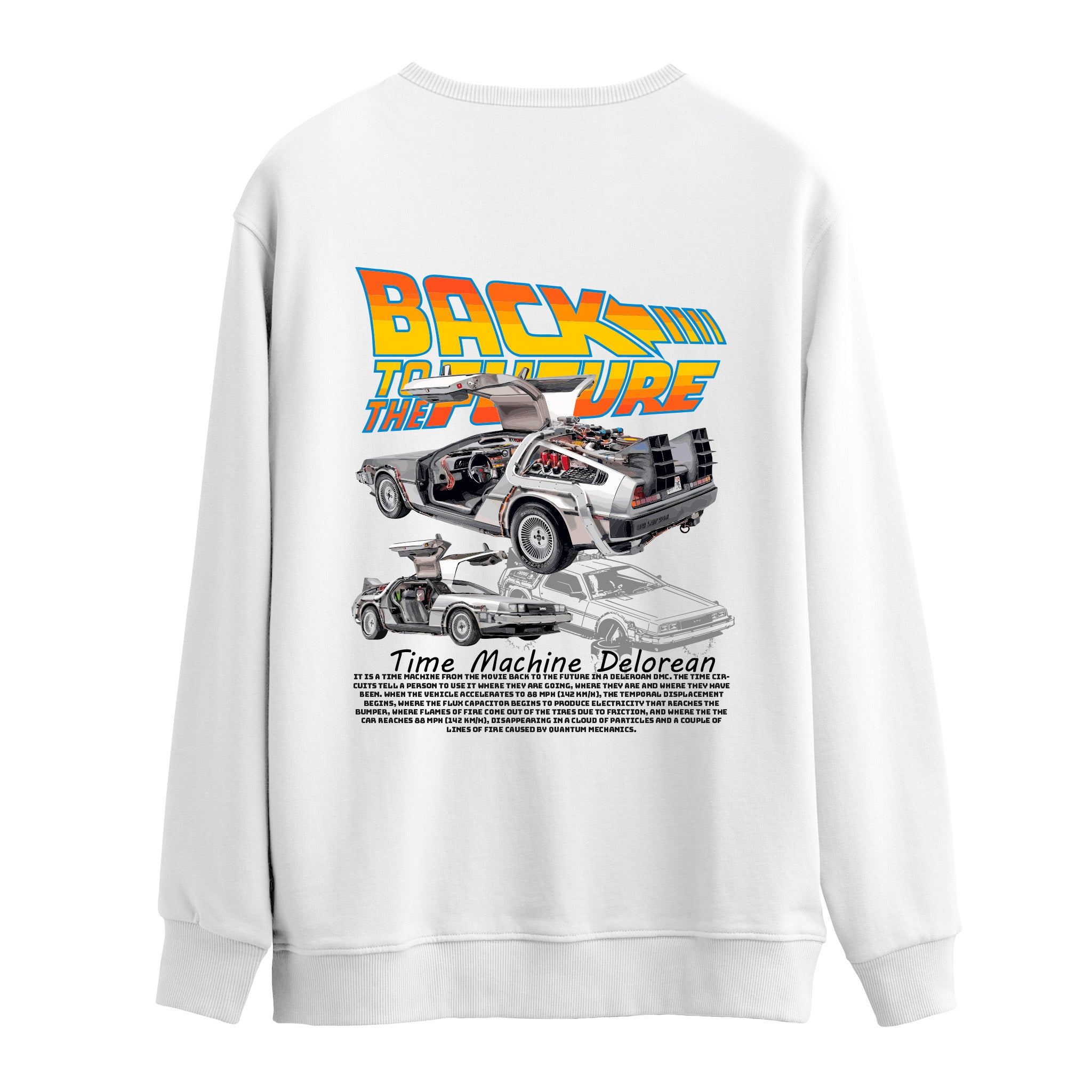 Delorean Time Machine - Sweatshirt
