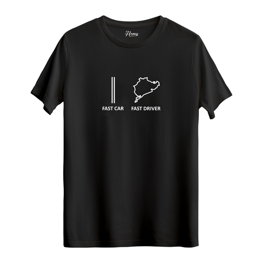Fast Car vs Fast Driver - Regular T-Shirt