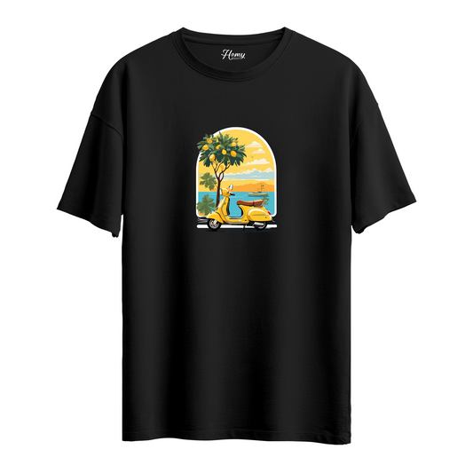 Lemon Vespa - Oversize T-Shirt