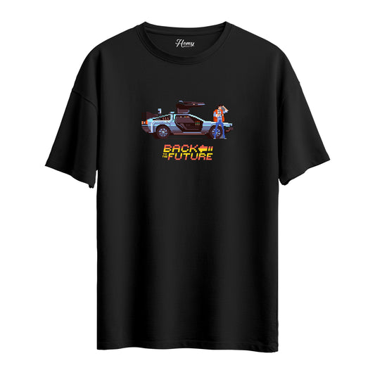 Back to The Future Pixel - Oversize T-Shirt