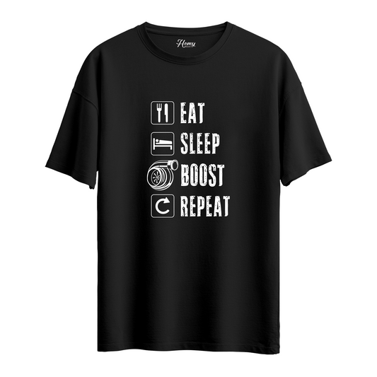 Eat Sleep Boost Repeat - Oversize T-Shirt