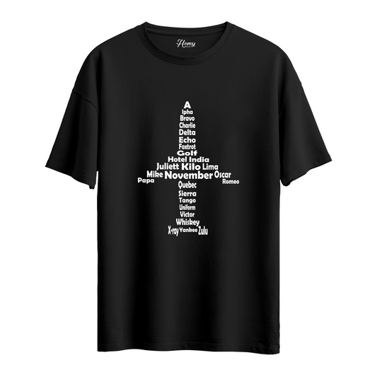 Aviation Alphabet II - Oversize T-Shirt