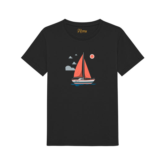 Sail Boat - Çocuk T-Shirt