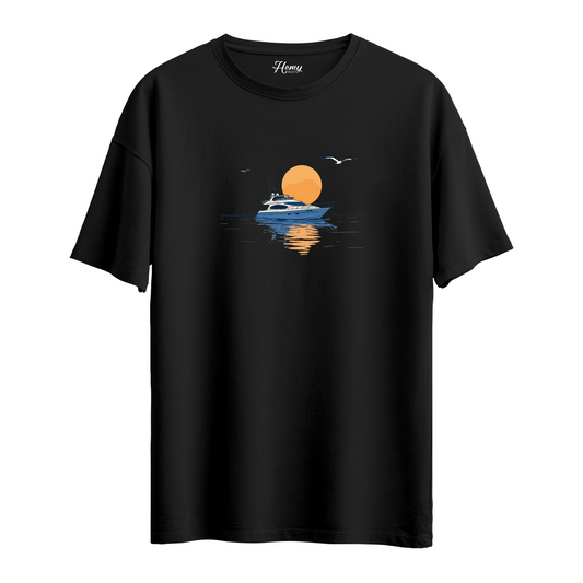 Yacht Sunset - Oversize T-Shirt