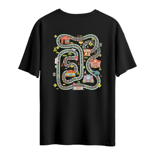 DAD Car Track - Oversize T-Shirt