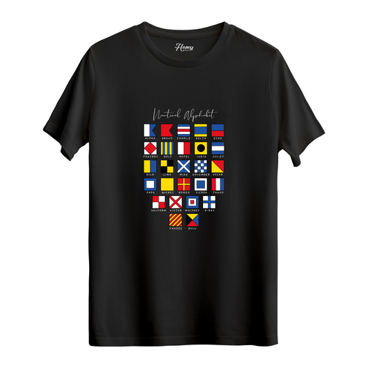 Nautical Alphabet - Regular T-Shirt