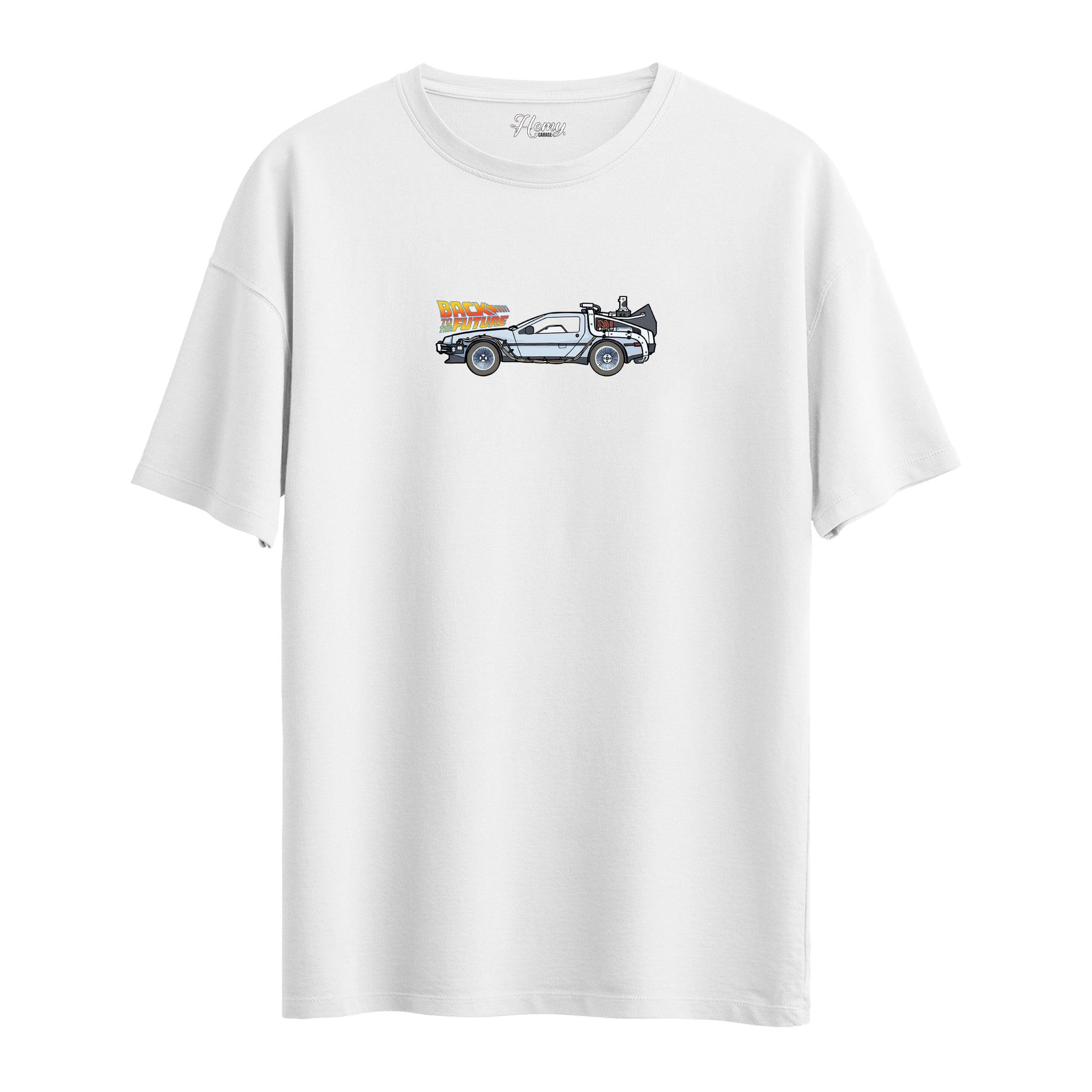 Delorean Back to The Future - Oversize T-Shirt