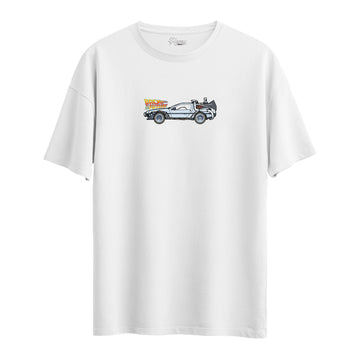 Delorean Back to The Future - Oversize T-Shirt