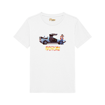 Back to The Future Pixel - Çocuk T-Shirt
