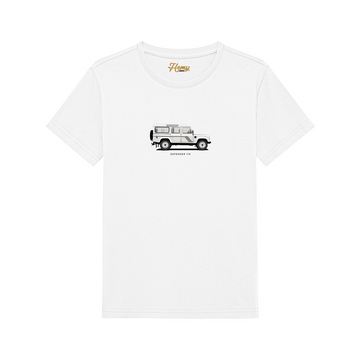 Defender 110 White - Çocuk T-Shirt