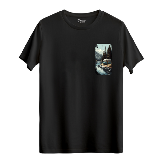 Travel Trailer River - Regular T-Shirt