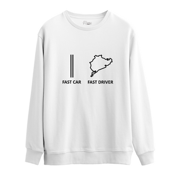 FAST CAR VS FAST DRİVER - Sweatshirt