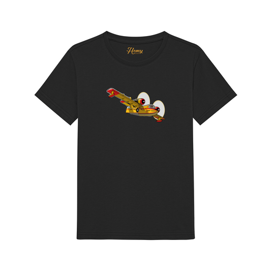 Fire Fighting Plane - Çocuk T-Shirt