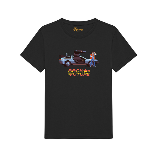 Back to The Future Pixel - Çocuk T-Shirt