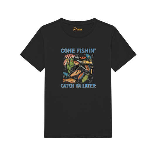 Gone Fishin' - Çocuk T-Shirt
