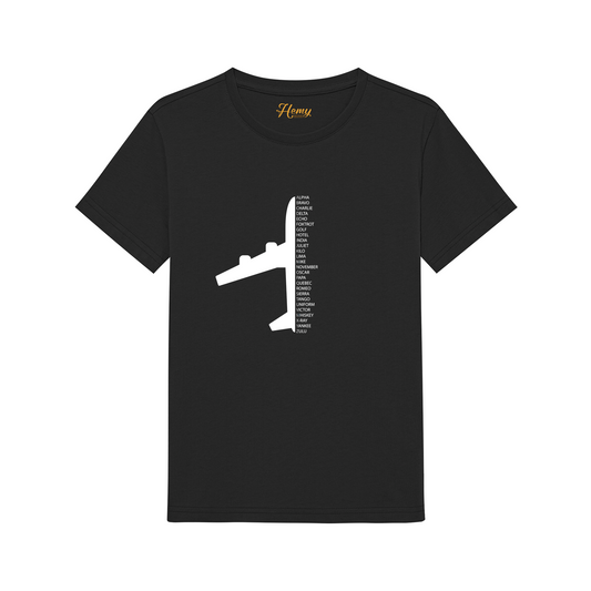 Aviation Alphabet - Çocuk T-Shirt