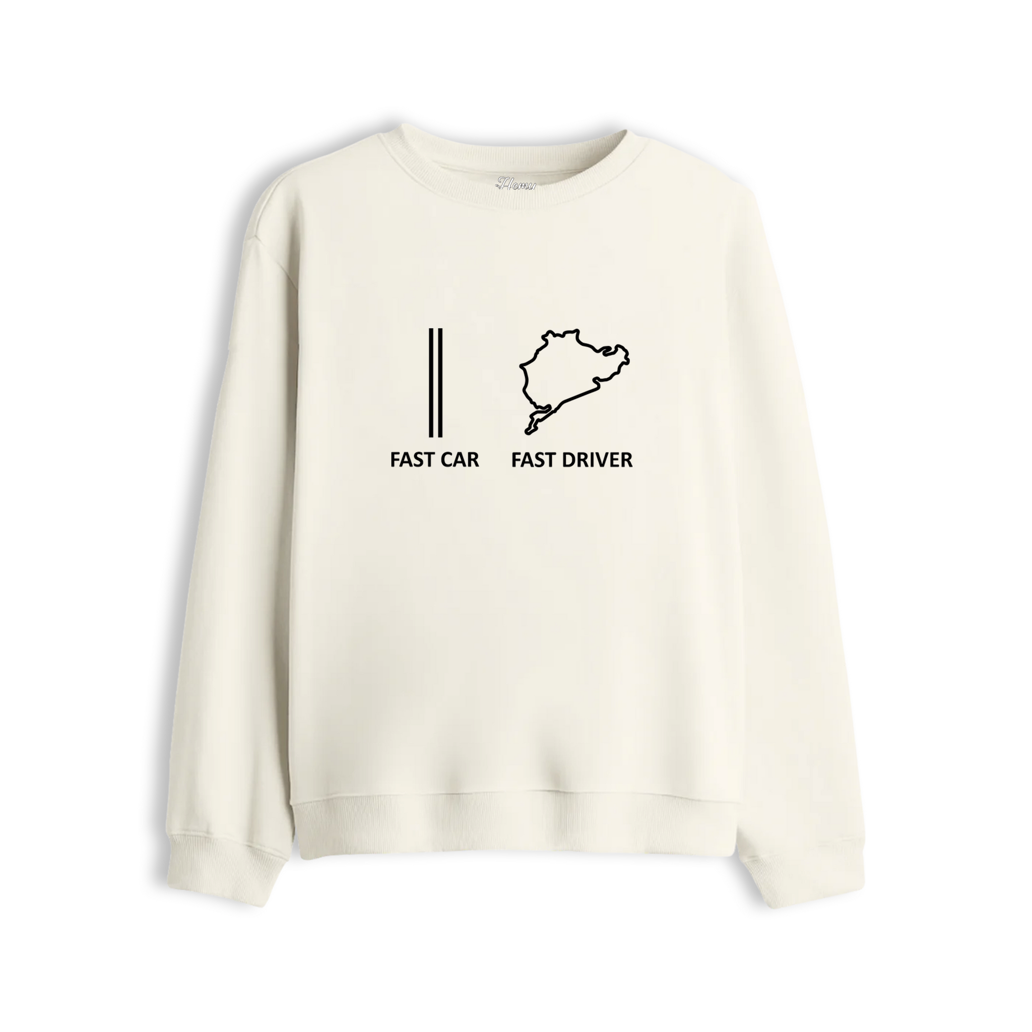 FAST CAR VS FAST DRİVER - Premium Sweatshirt