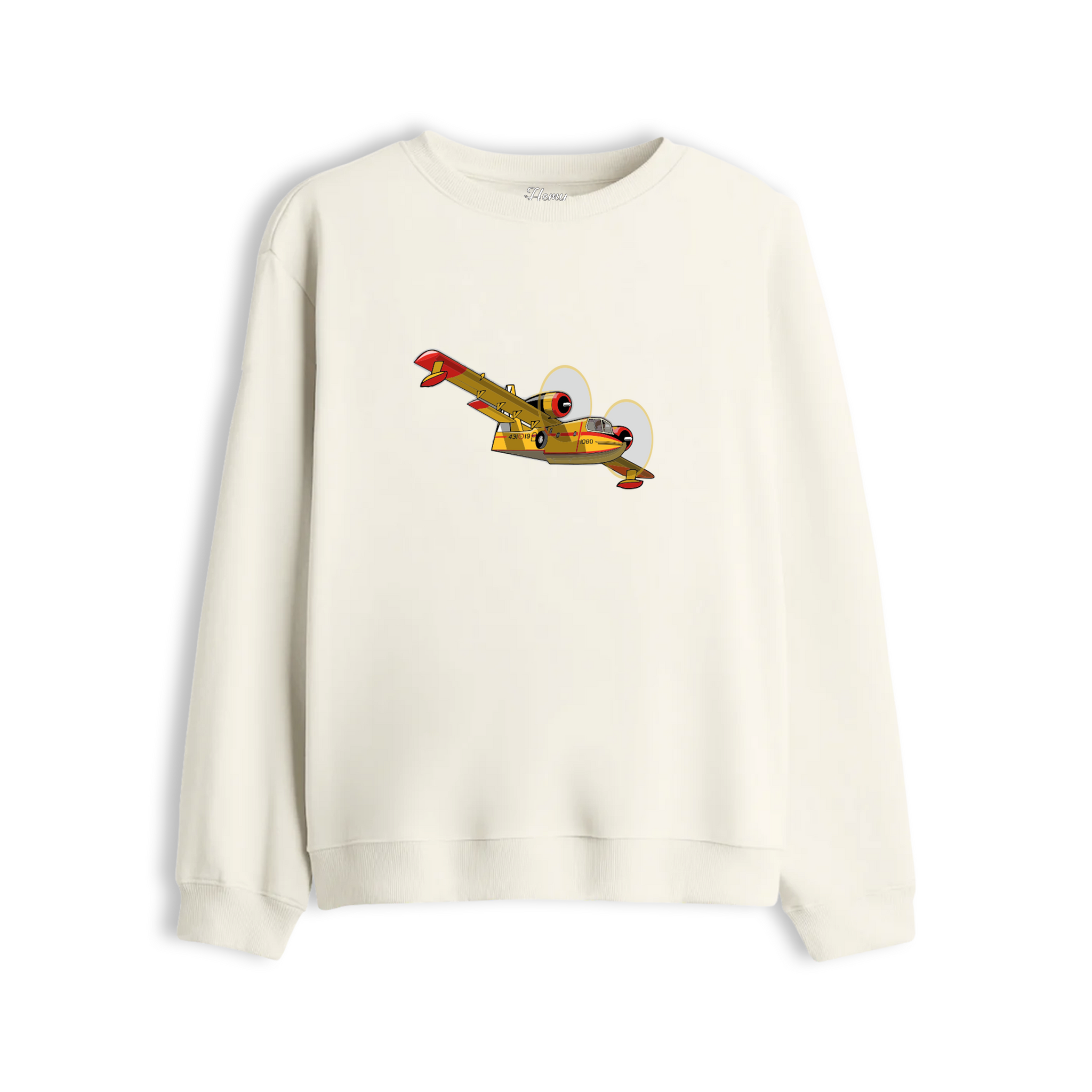 Fire Fighting Plane - Premium Sweatshirt