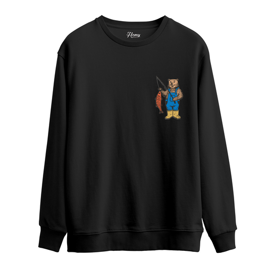 Fishing Bear - Sweatshirt