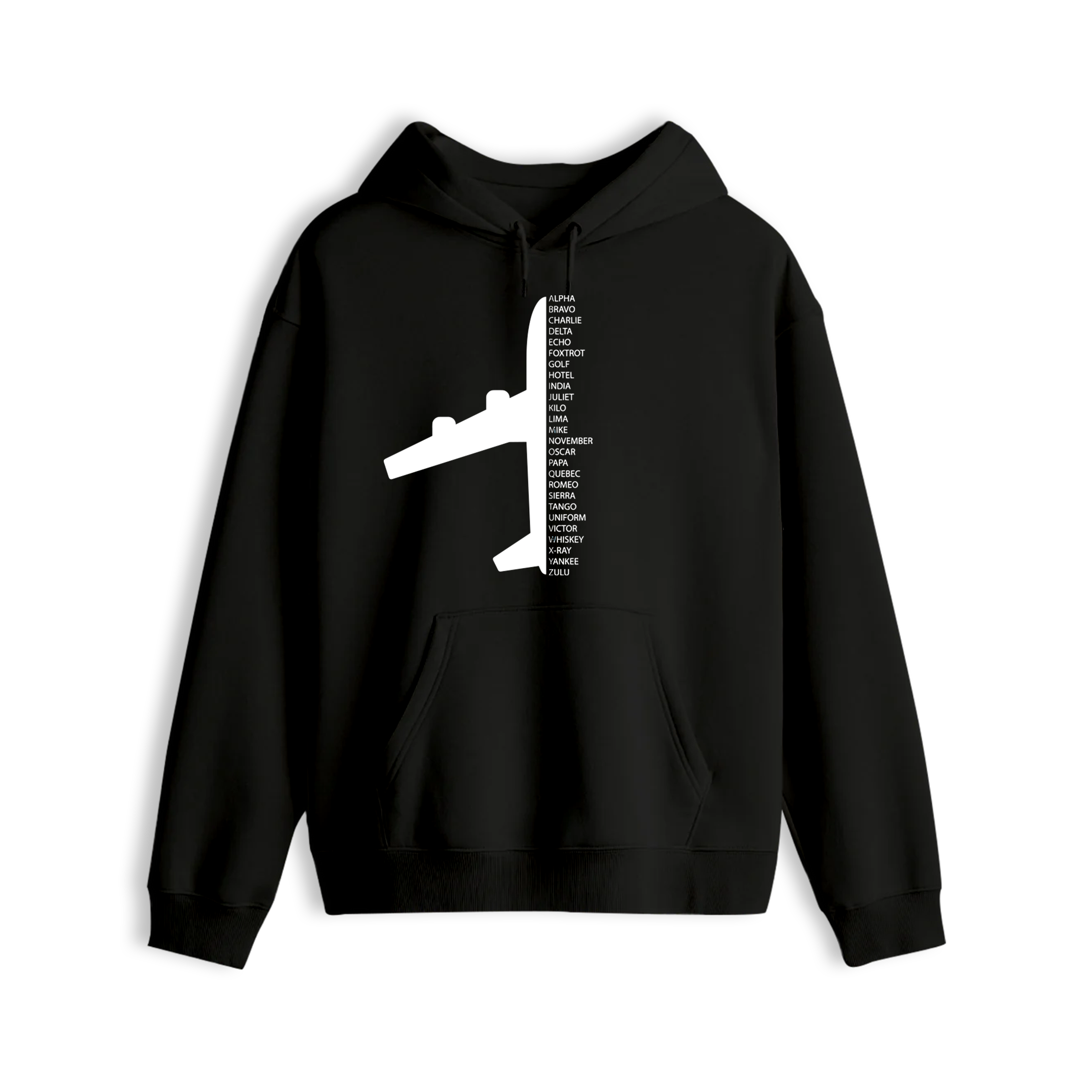 AVIATION ALPHABET - Premium Hoodie