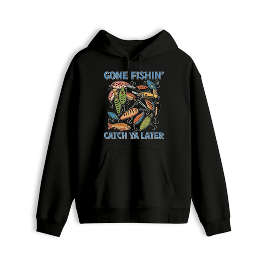 Gone Fishing' - Premium Hoodie