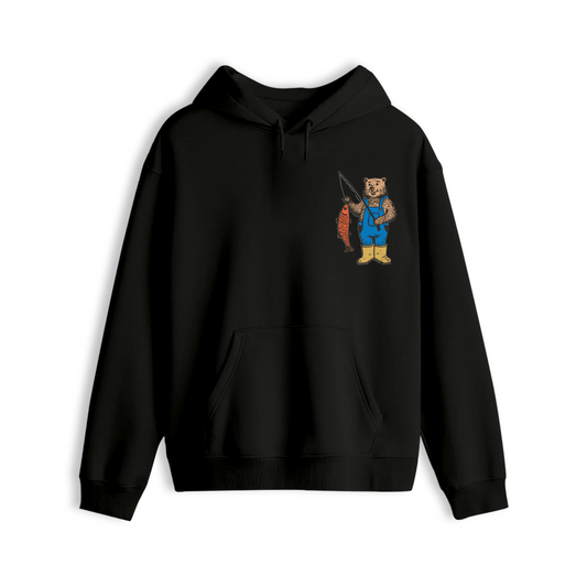 Fishing Bear - Premium Hoodie